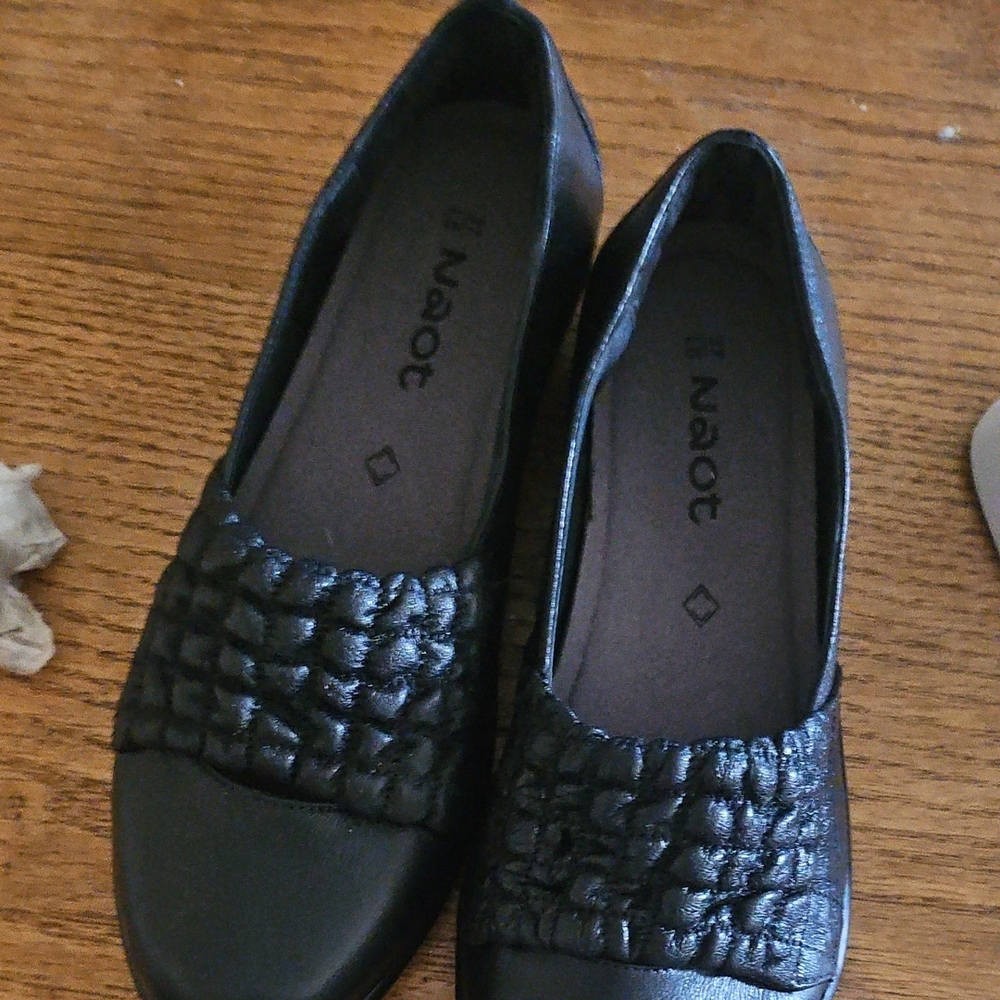 Naot Women's Black Leather Shoes